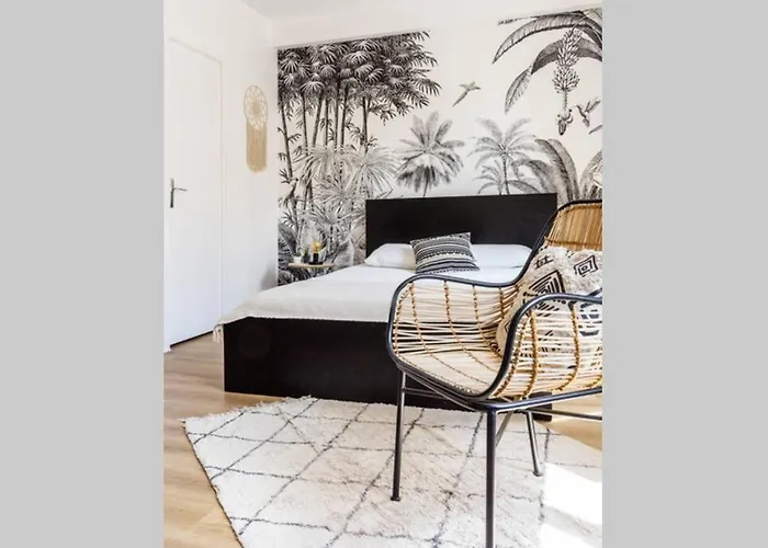 Suite privée tout confort rénovée, Esprit hôtel 4 étoiles Appartamento Caen